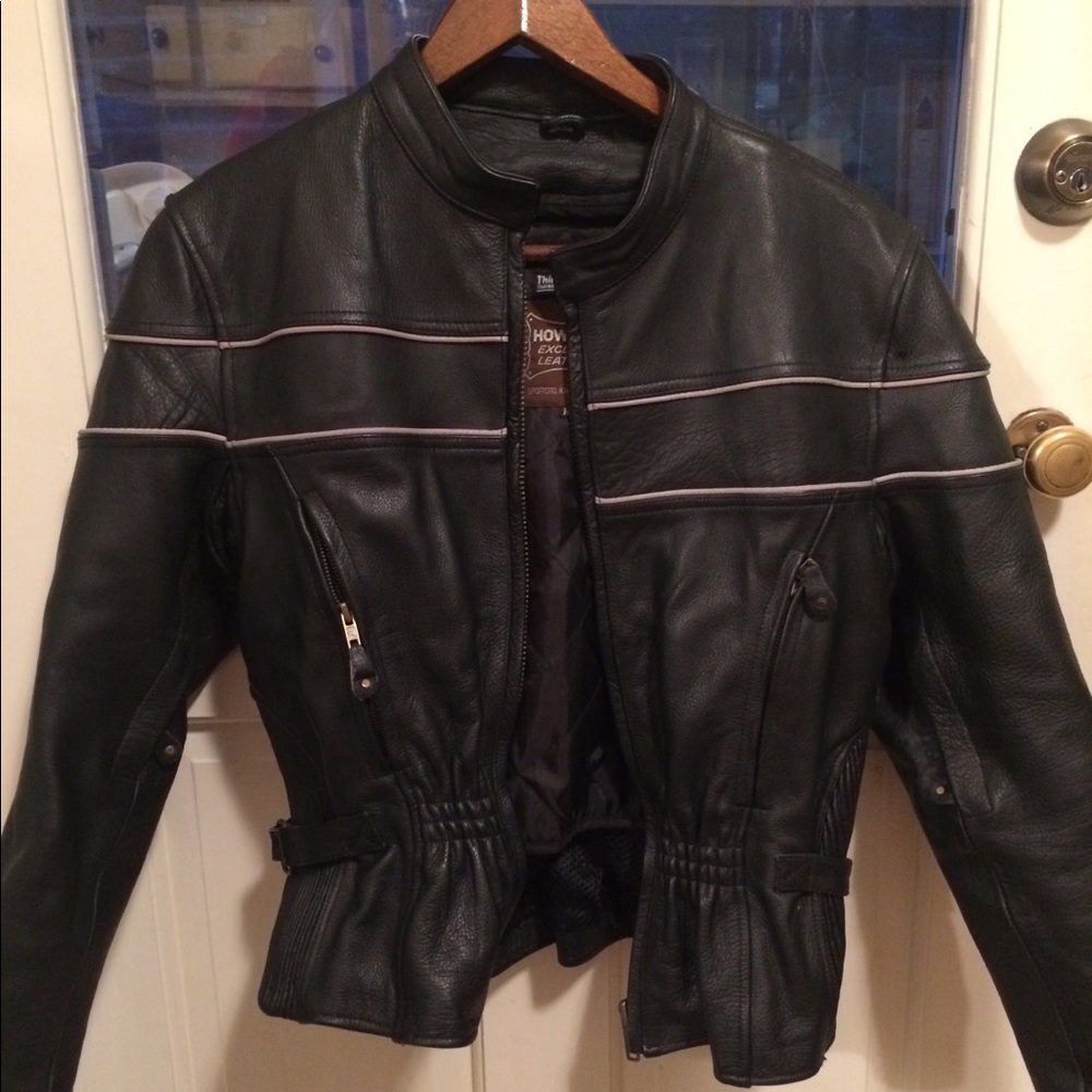 Woman’s size medium Leather Moto jacket
